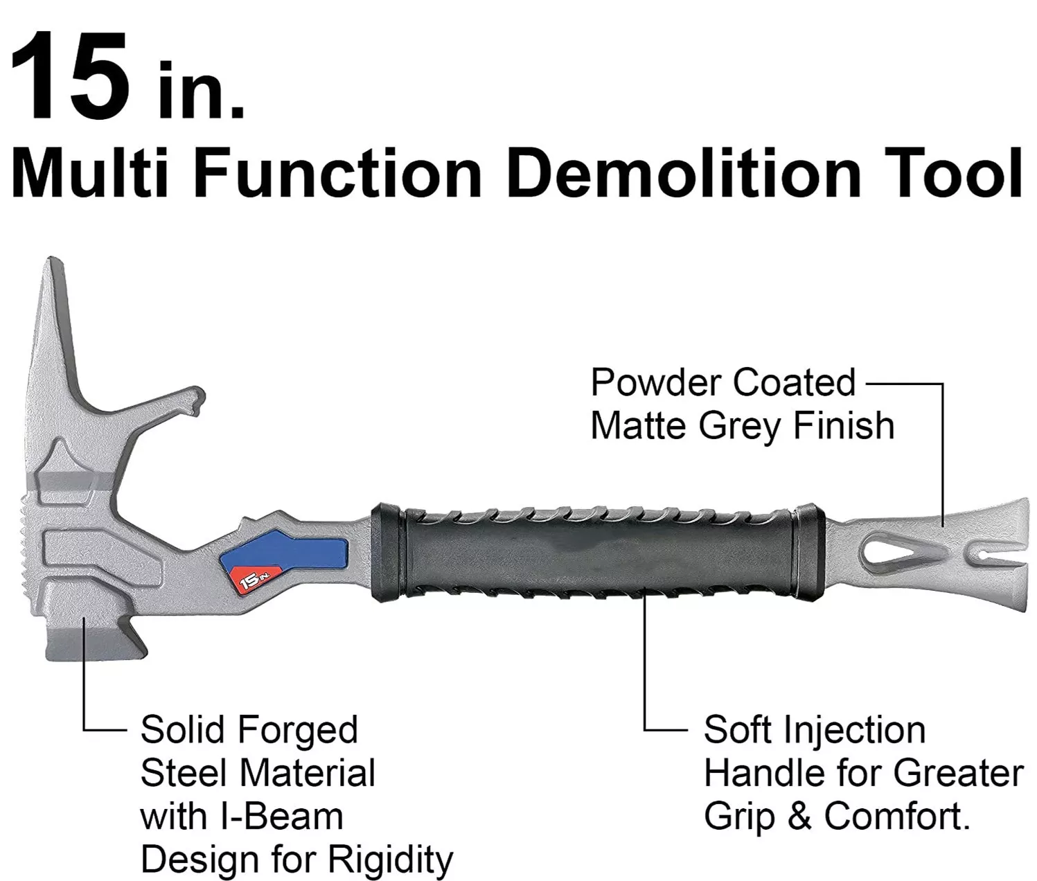 15 Multi-Function Demolition Hand Tools Bars Fire hammer - Firefigher Tools,  Fireman Equipment - Firefeu Fire Equipment Store Supply