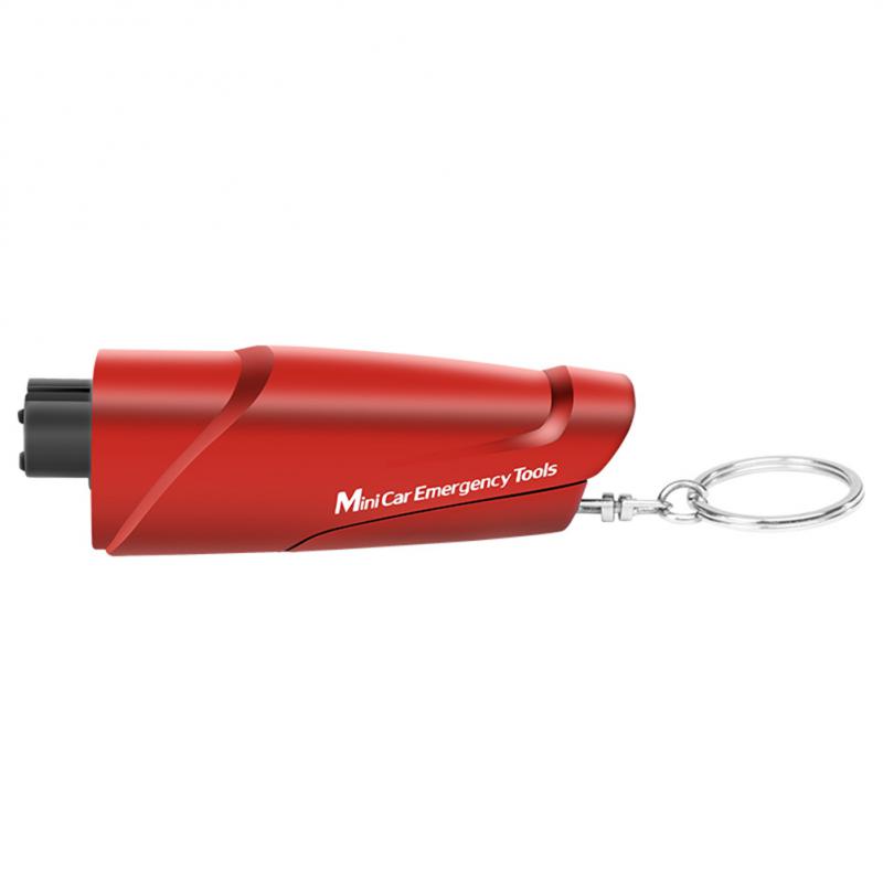 Portable Car Emergency Hammer Multi-function Window Breaker Seat Belt  Cutter Keychain Life-Saving Escape Rescue Tool